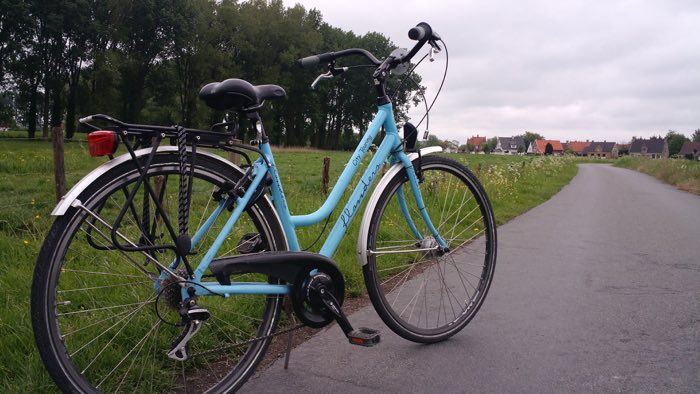 Paisaje por Bélgica en bici