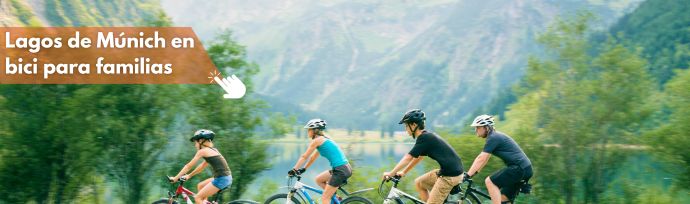 Imagen familia por los lagos de Múnich