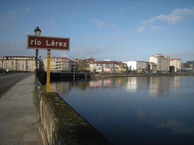 Camino portugués de la Costa en Pontevedra. 