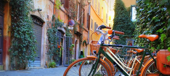 Ruta en bici desde Florencia a Roma