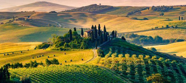 Panorámica de la Toscana