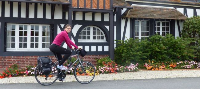 Ruta por normandia en bicicleta